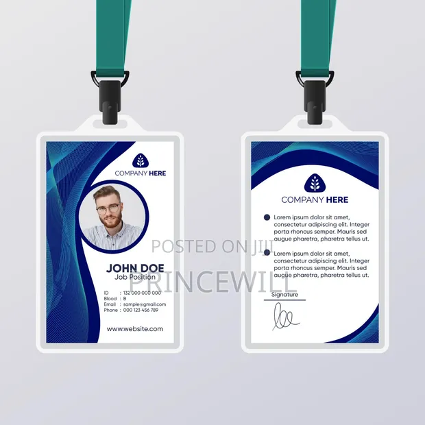 Plastic ID Card Printing Services - 1