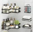 5-In-1 Adhesive Corner Shower Caddy Organizer - 1