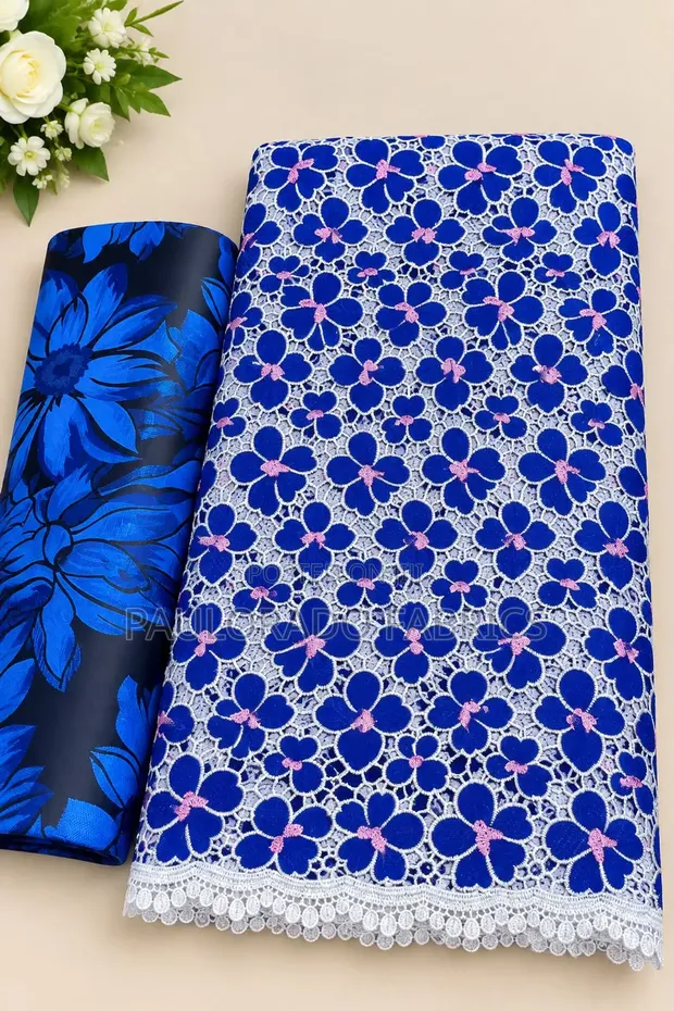 Swiss Cord Lace Fabric - 1