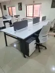 6-Seater Workstation Desk with Chairs - 2