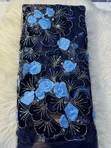 Luxury Indian Beaded Lace Fabric - Akalla Yard 5 - 5