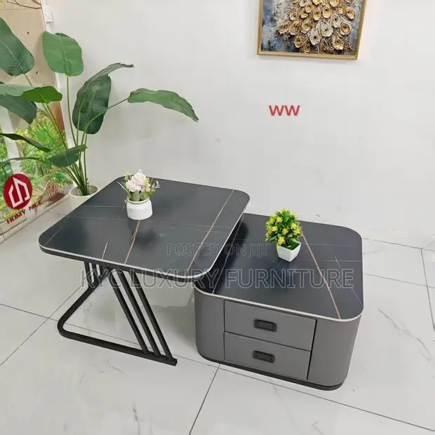 Modern 2-Drawer Center Table - Brand New - 1