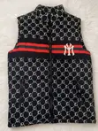 Gucci GG Monogram Puffer Vest - Black - 1