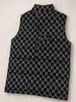 Gucci GG Monogram Puffer Vest - Black - 2