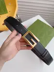 Gucci Quality Luxury Men Genuine Leather Belt - 3