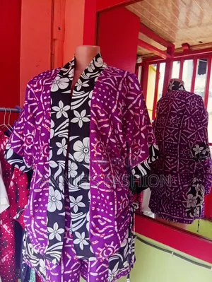 Ankara Kimono Jacket and Shorts Set