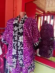 Ankara Kimono Jacket and Shorts Set - 1