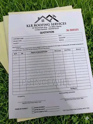 Invoice and Receipt Book Printing Services