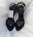 Mango Black Open-Toe Strappy Heeled Sandals - 4