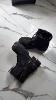 Luxury Balenciaga Men's Black Leather Boots - 3