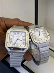 Cartier Luxury Couples Mechanical Wrist Watch - 2