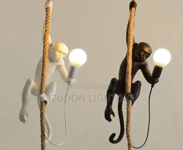 Luxury Monkey Pendant Light - 1