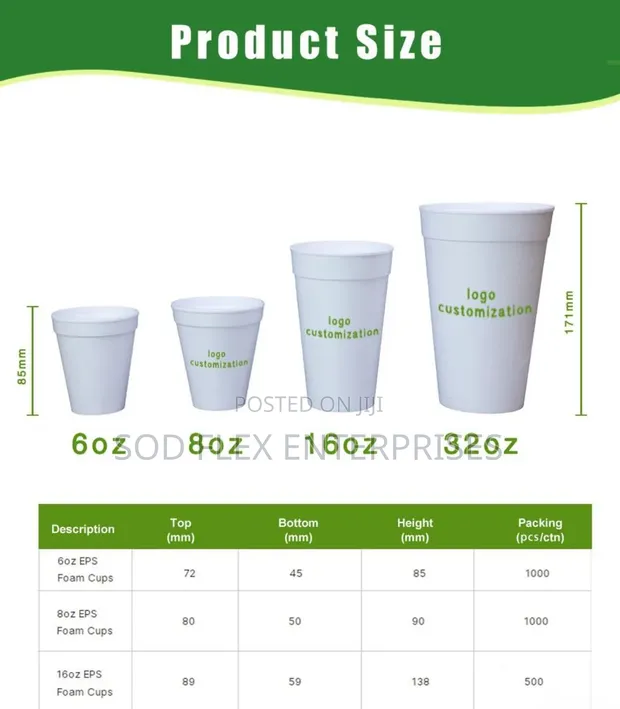 12oz Durable Styrofoam Executive Foam Cup (25pcs) - 1