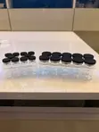 3ml and 5ml Empty Unsealed Glass Vials with Storage Box (10pcs Each) - 2