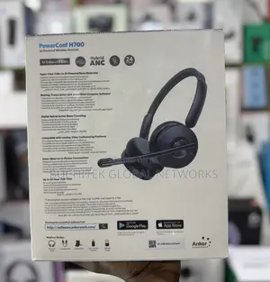 Anker PowerConf H700 Bluetooth Headset with Charging Stand