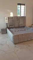 4x6 Unique Bedframe with Side Drawer - 1