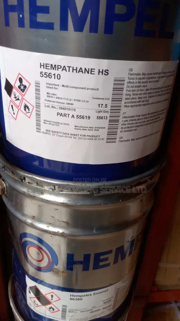 Hempel Hempathane HS 2-Comp Polyurethane Grey - 1