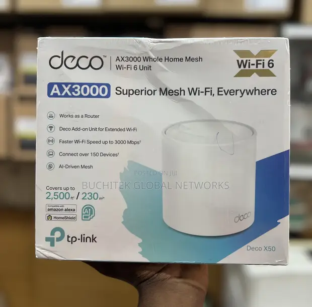TP-Link Deco X50 AX3000 Whole Home Mesh WiFi 6 (1-Pack) - 1