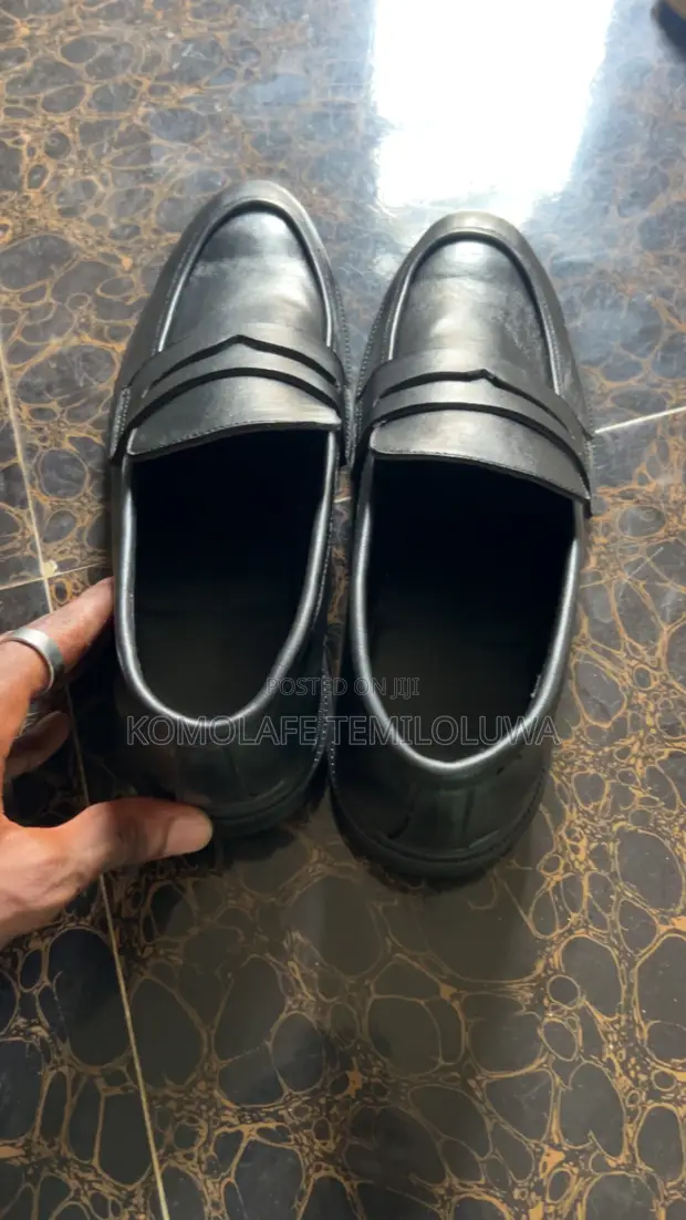 Brand New Leather Loafers - Black - 1