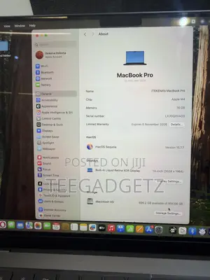 Apple MacBook Pro 2024 M4 16GB RAM 1TB SSD