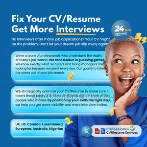 Rubutun CV/Resume na Farko don Ayyukan Ƙasashen Waje