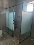 Master Brand Sliding Shower Cubicle - Frosted Glass - 2