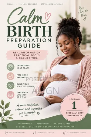 The Calm Birth Preparation Guide: 30-Day Digital Plan