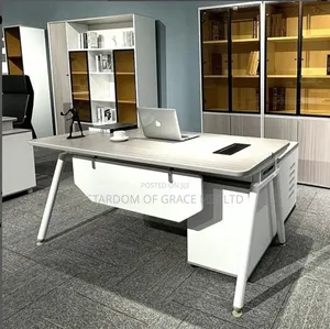 1.6m Metal Desk Legs with Extension for Boss Office