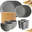 16-Piece Marasa Fasa Set Na Kayan Abinci - Mai Sauƙi & Amintacce Ga Microwave - 1