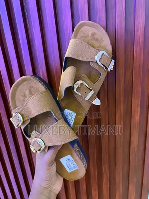 Gucci Tan Suede Slides - Women's Size 41
