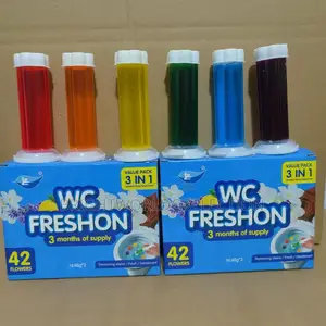 3-in-1 Akwatin Floret Gel na Bandaki - Cire Warin Jiki & Mai Tsabtace Kasa