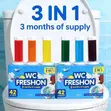 3-in-1 Boxed Toilet Floret Gel - Odor Removal & Descaling Cleaner - 2