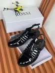 Rossi Takalmi na Maza Baki Mai Sheki (Layi 40-46) - 1