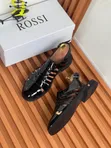 Rossi Takalmi na Maza Baki Mai Sheki (Layi 40-46) - 2