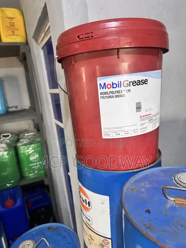 Mobil Polyrex EM Polyurea Grease 18kg - 1