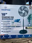 HAMTEM 18" Standing Fan (Model HS18SF01) - 2