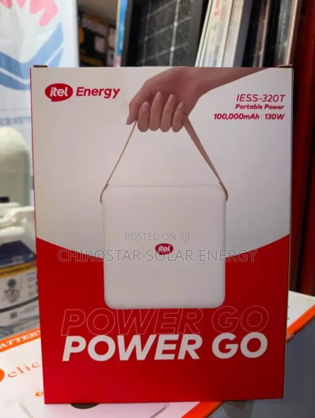 Itel Power Go Portable Power Station (IESS-320T) - 100,000mAh / 130W - 1