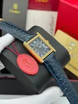 Cartier High Quality Ladies Leather Wrist Watch - 3