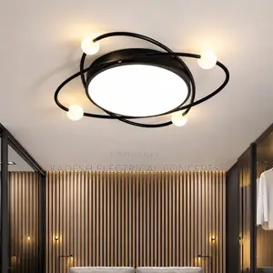 Chandeli mai zagaye na zamani na LED don Bedroom, Living Room, Dining Room, Kitchen