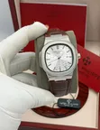 Patek Philippe Babban Ingancin Agogon Hannun Namiji Na Fata - 5