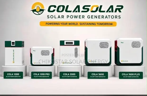 Colasolar Cola 3600 Solar Generator - 3.6kWh Lithium - 1
