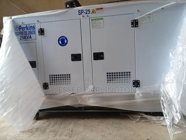 25kVA Perkins Soundproof Diesel Generator - 1