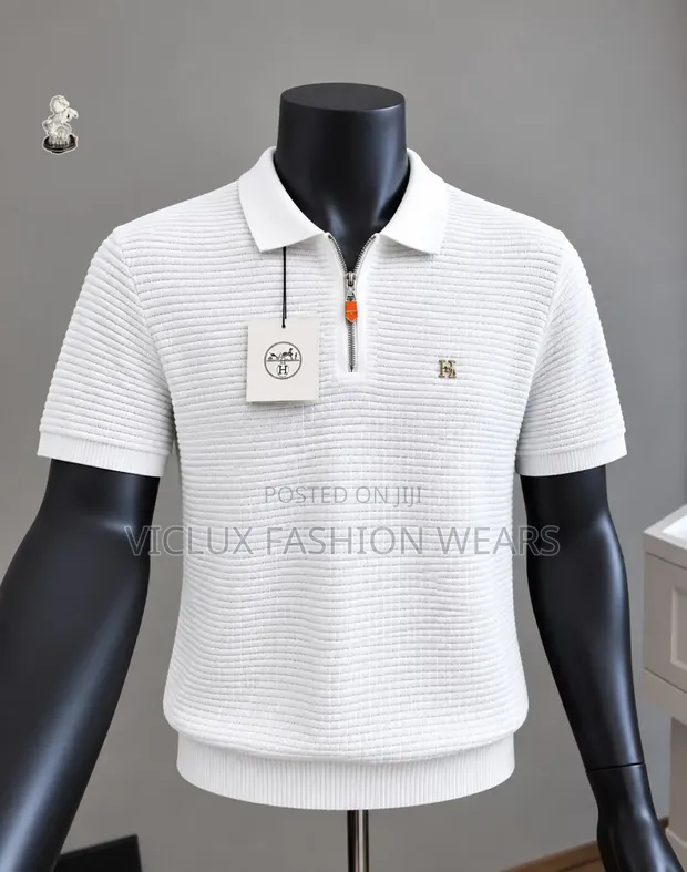 Luxury Hermes Men's Cotton Wool Blend Shirt - 1