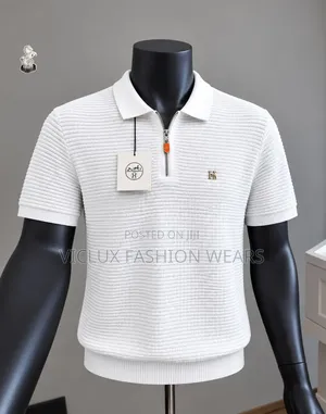 Luxury Hermes Men's Cotton Wool Blend Shirt