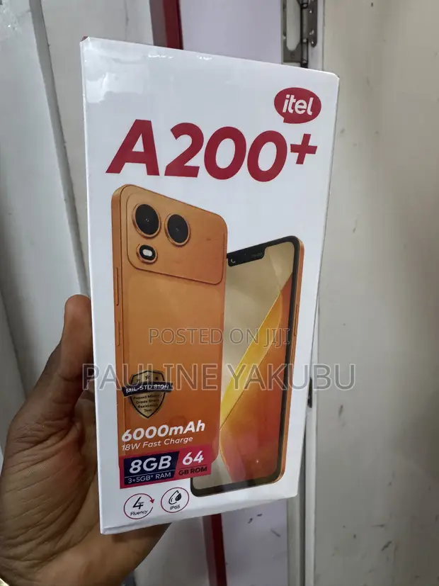 New Itel A200+ 128GB Black - 1