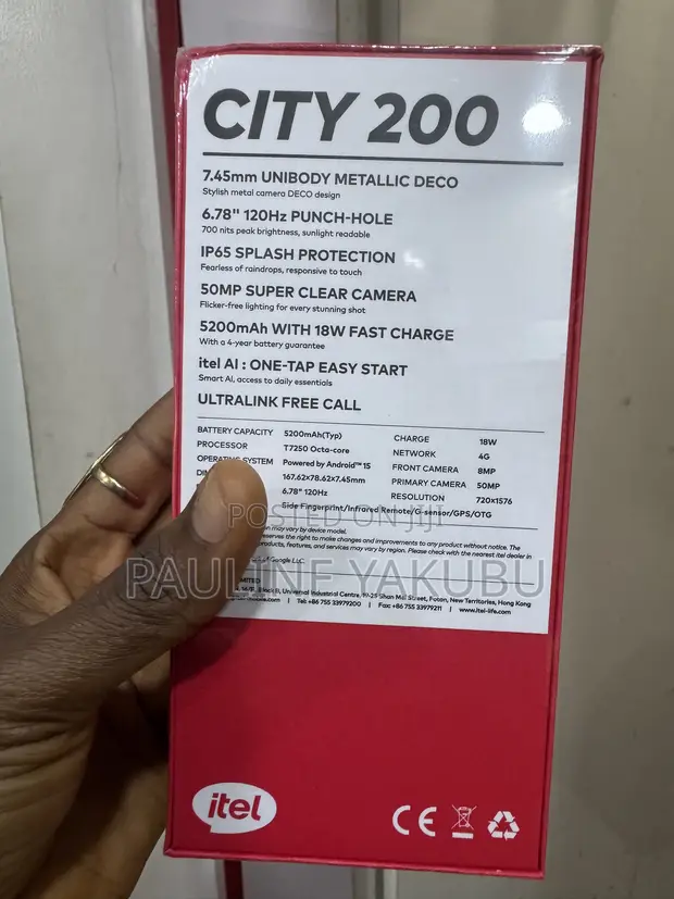 Sabuwar Itel City 200 128GB Baki - 1