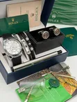 Rolex High Quality Men's Wrist Watch with Cufflink & Sunglasses - 5