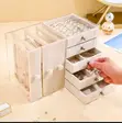 8-Layer Acrylic Jewelry Organizer with Drawers - 2