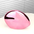 Kyakyawar Pink Acrylic Oval Clutch Purse - 2