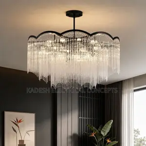 Sanyin Fitilar Crystal na zamani don falo da wurin cin abinci
